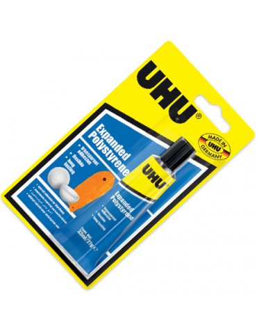 PEGAMENTO UHU PARA POLIESTIRENO EXPANDIDO 33ML
